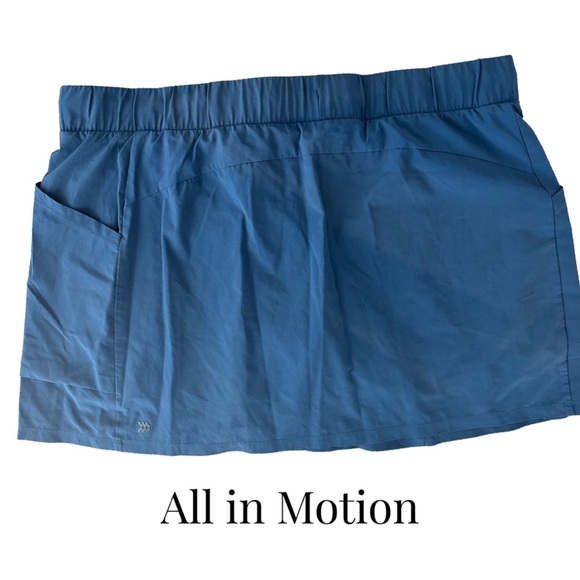 All in Motion‎ Stretch Woven Skort blue Size XXL - comfy w/ stretch & pockets - Picture 5 of 5
